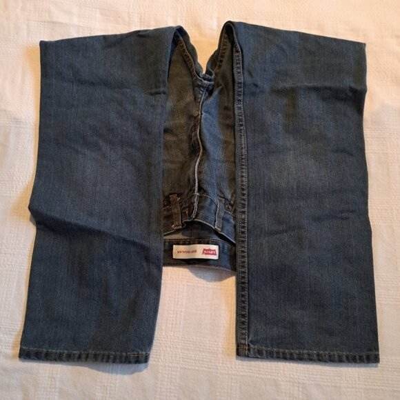 Levi's boys size 14 505 regular medium wash jeans - Picture 6 of 8